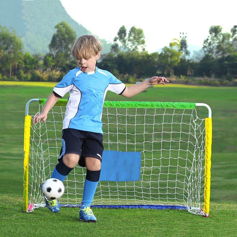 Portable soccer goal for kids