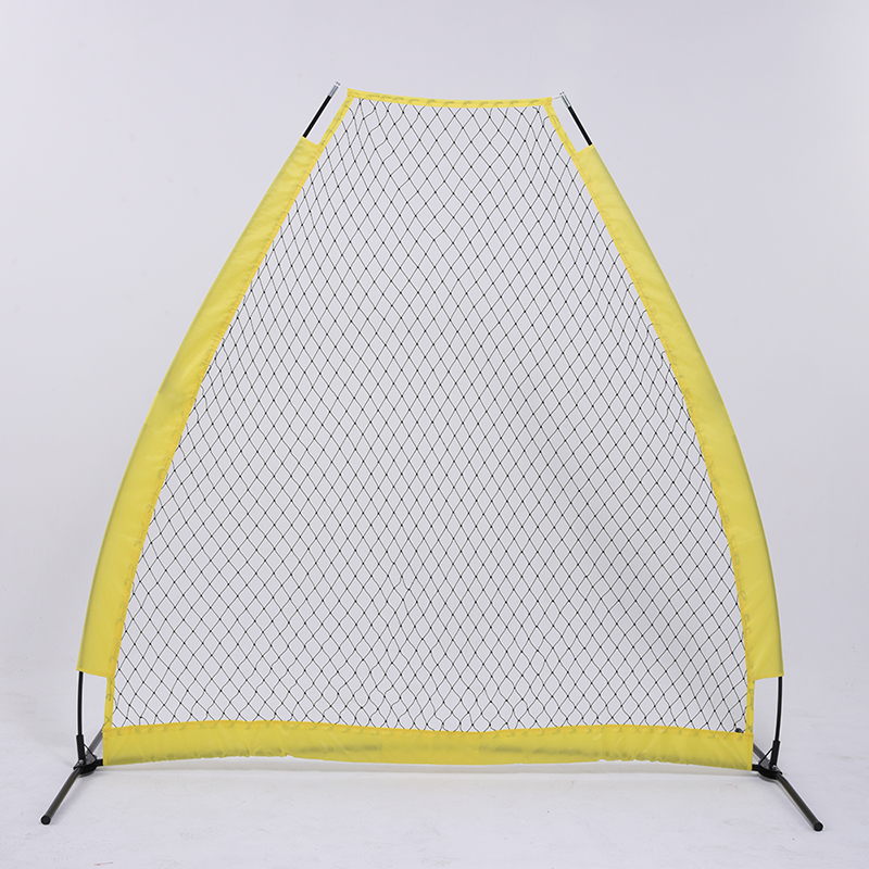 A frame pitcher protection net