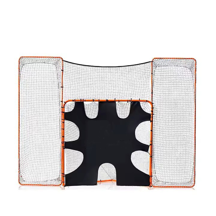 Hockey goal with backstop