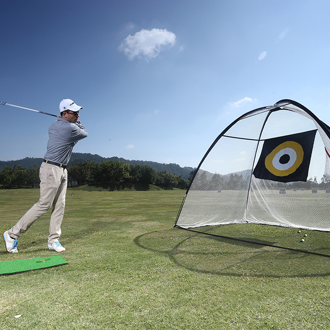 Portable golf practice net