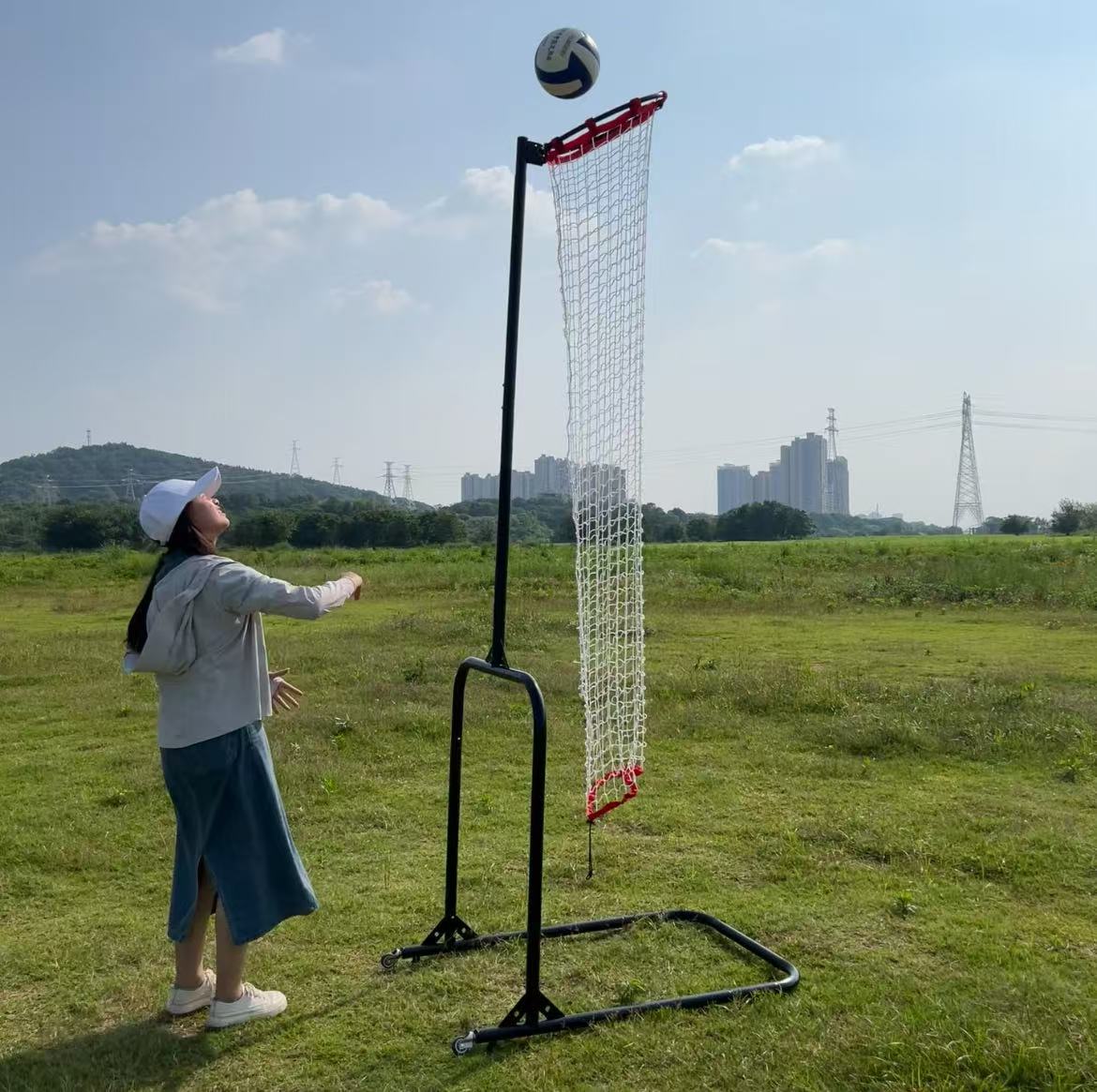 Volleyball practice net