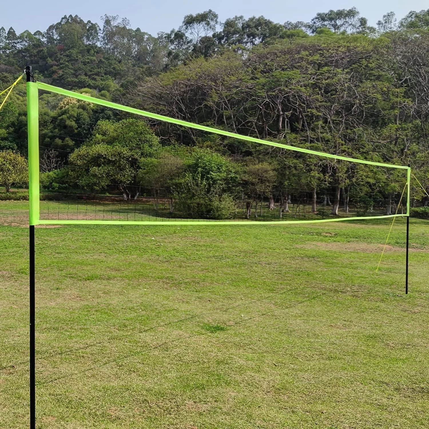 Portable volleyball net