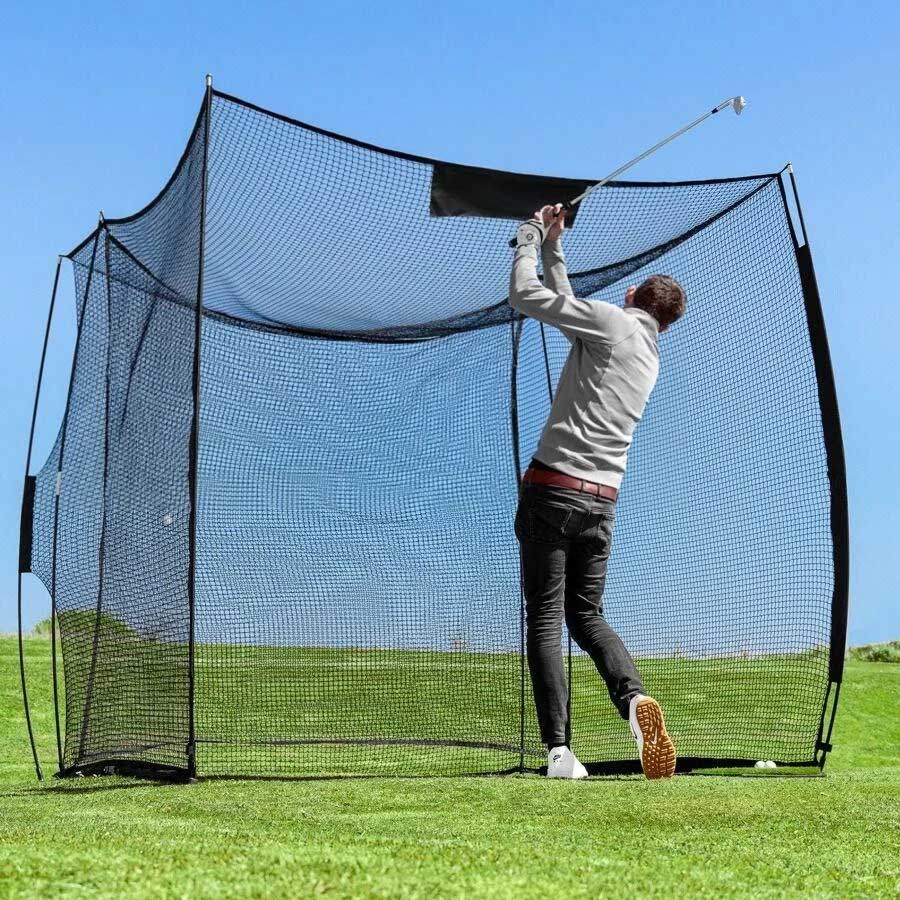 Portable golf training net